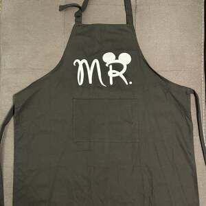 Mr. & Mrs. Disney Aprons